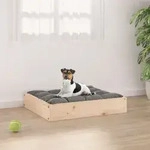 Vidaxl Hundebett 51,5x44x9 Cm Massivholz Kiefer