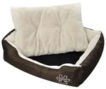 Warmes Hundebett Mit Polsterkissen S Vidaxl