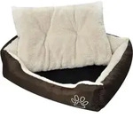Hundebett Braun Und Beige Xxl Vidaxl