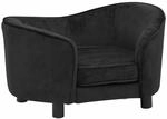 Hundesofa Schwarz 69x49x40 Cm Pl&uuml;sch - Vidaxl