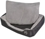Vidaxl Dog Bed With Padded Cushion Size S Black