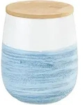 Aufbewahrungsdose Mala 1,2 L, Vorratsdose Aus Hochwertiger Keramik, Blau, Keramik