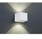 Led Au&szlig;enwandleuchte Cordoba Up And Down Light Eckig In Wei&szlig;