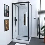 Dusche Komplett Marwell Komplettdusche Fertigdusche White Square 90 X 90 X 215 Cm -