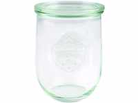 Einkochgläser Tulpenform 1L, Ein gläser, Rundrandglas mit Deckel - Weck