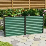 Vitavia - Hochbeet 'linus 858', Seegras/ Schwarz, 188 X 96 X 86 Cm (l X B X H)