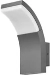 Led-v&auml;gglampa Utomhus "timm" Aus Aluminium / Gr&aring; / Zink Von Lucande