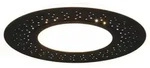 Flache Led Deckenleuchte Verus Mit Fernbedienung, &Oslash; 49cm, Schwarz