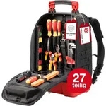 Elektriker Werkzeugrucksack 27-tlg., Mit Elektriker Grundausstattung, Stabiler