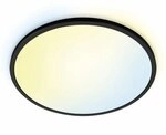 Led-deckenleuchte Superslim 43 X 2 Cm 22w Warmwei&szlig; Bis Kaltwei&szlig; Smart Schwarz