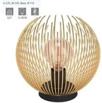 Eglo - Tischleuchte Venezuela Gold-schwarz &Oslash; 22,5 Cm E27, Max. 40 W Lampen