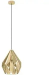Eglo H&auml;ngeleuchte Carlton Gold 31 X 110 Cm E27 Deckenlampen & Kronleuchter