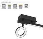 Eglo Led Spot Cardillo 2 Schwarz 22,5 X 6,5 Cm Deckenlampen & Kronleuchter