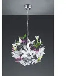 Reality Leuchten - Verspielte Pendelleuchte Butterfly 4 Flammig Mit Bunten