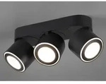 Led Deckenstrahler Taurus 3-flammig Schwarz, Breite 27,3cm