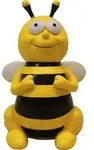 Figurendiscounter Biene Sitzend Gro&szlig; 22x14x13cm Polyresin Wetterfest Dekofigur