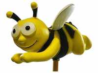 Figurendiscounter - Stecker Biene, Gelb fliegend 21x39x28cm Polyresin Dekofigur