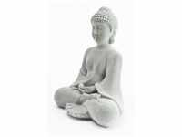 Trendline - Dekofigur Buddha sitzend 23 x 18 cm grau Figuren, Skulpturen & Statuen