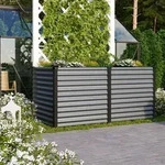 Vitavia - Hochbeet 'linus 858', Granit/ Schwarz, 188 X 96 X 86 Cm (l X B X H)