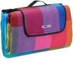 Relaxdays - Picknickdecke Xxl, 200 X 200 Cm, Fleece Stranddecke, W&auml;rmeisoliert,