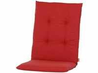 Mirach Sesselauflage 110 cm Dessin Uni rot, 100% Baumwolle