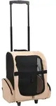Trolley F&uuml;r Haustiere 3-in-1 Faltbar Beige Vidaxl