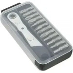 Pocket Werkzeugset Inline Mini Ratsche Transparent 11 Cm