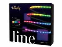 Line starter kit IP20 Schwarzes Band 1,5m 90 mehrfarbige RGB-LEDs - Twinkly