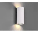 Wandlampe Zazou - Spot Gipsleuchte Wei&szlig; Up And Down Bemalbar, H&ouml;he 16,5cm