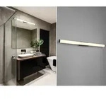 Trio - Led Bad Wandleuchte Mattimo Mit Schalter Schwarz 80cm - Spiegelleuchte