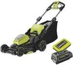 Ryobi Ry36lm40a-0 Rasenm&auml;her-akku, 36 V, 40 Cm, 25&ndash;75 Mm, Mulch-set, 5,0 Ah