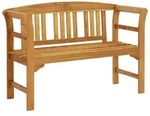Gartenbank 114 Cm Massivholz Akazie - Vidaxl