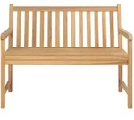 Vidaxl - Gartenbank 114 Cm Massivholz Teak
