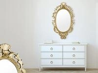 Mirrors And More - Ovaler Wandspiegel Trixi Mit Barockrahmen In Gold 73cm Gro&szlig;
