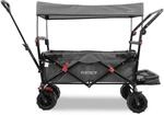 Beach Bollerwagen Faltbar Fx-ctb800 Grau Mit Dach - Strandwagen Klappbar Extra...