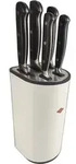 Wesco Loft Messerblock Mit 5 K&uuml;chenmessern Edelstahl Messer Set 6-tlg., Farbe: