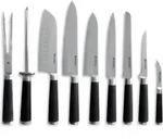 Messerset, 9-teilig, Schwarz, 445x260x(h)65mm - Hendi