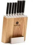 Kitano 8tlg. Messer-set Mit Block 7 Messer Stahl Edler Holzblock - Klarstein