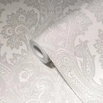 A.s.creations - A.s. Cr&eacute;ation Barocktapete Silber 10.05 M X 0.53 M 64 Cm (gerade)