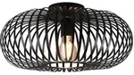 Trio - Deckenleuchte Johann Gitter Lampenschirm Metall In Schwarz, &Oslash; 40cm