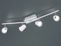 Led Deckenstrahler Narcos 4-flammig Wei&szlig;, Breite 81,5cm