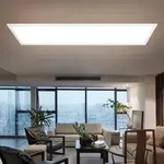 Led Decken Lampe Arbeits Zimmer Aufbau-einbau-panel B&uuml;ro Lampe Alu Strahler Wei&szlig;