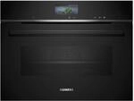 Integrierter Kombi-dampfbackofen 47l 60cm A+ Schwarz Hydrolyse - Siemens - Cs736g1b1