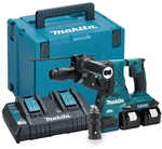 Makita - Bohrhammer Sds + 36v 2 X 18v Li-ion 5 Ah 28 Mm Dhr281pt2j