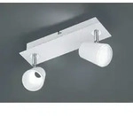 Trio - Led Wandstrahler Narcos Wei&szlig; 2-flammig Mit Schalter, Breite 28cm
