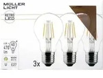 M&uuml;ller-licht 400290 Led Eek E (a - G) E27 Gl&uuml;hlampenform 4 W = 40 W Warmwei&szlig; 3