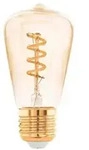 Eglo - Led Leuchtmittel Edison St64 E27 4w Amber Dim Leuchtmittel