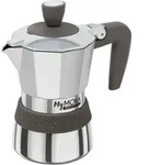 Pedrini Mymoka Induktion Italienische Kaffeemaschine Braun, Edelstahl