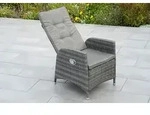 Bologna Set 7tlg 6 Sessel Tisch 195x93cm Kissen