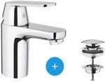 Grohe Eurosmart Cosmopolitan - Waschtischarmatur, Mit Push-open-ablaufgarnitur, Chrom